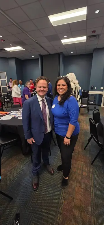 Jonathan Coffman at a Pflugerville Chamber event
